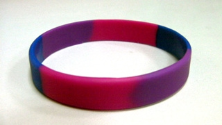 Bi Pride Silicone Bracelet